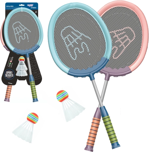 Woopie sada rakiet a loptičiek pre bedminton