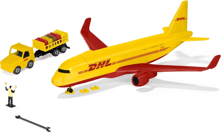Siku World dopravné lietadlo DHL s príslušenstvom