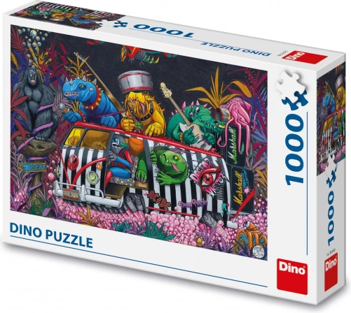 Puzzle príšerky na výlete