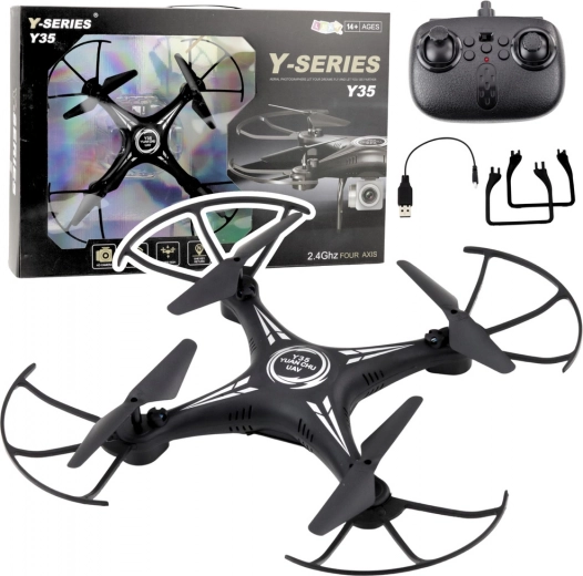 Dron s diaľkovým ovládaním ľahký a obratný s gyroskopom a LED