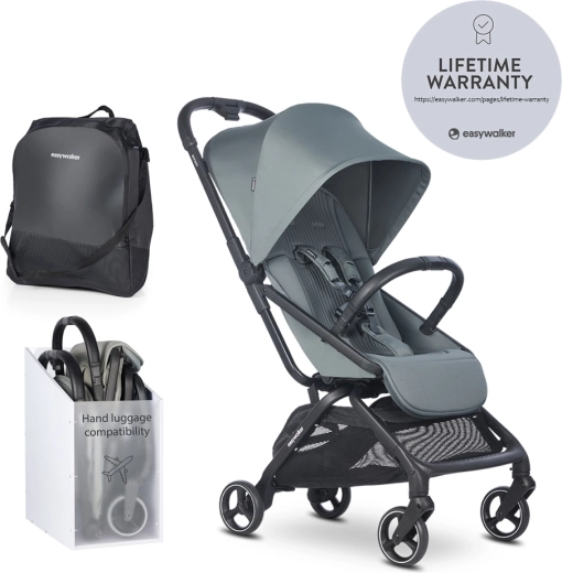 Easywalker športový kočík Rockey S Smooth Grey
