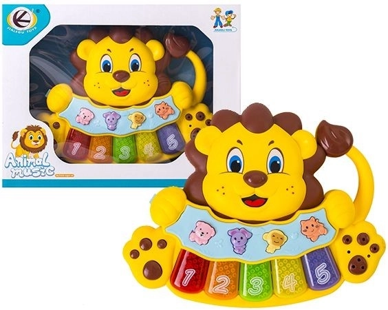 Mini detský klavírik organ lev – 1 kus