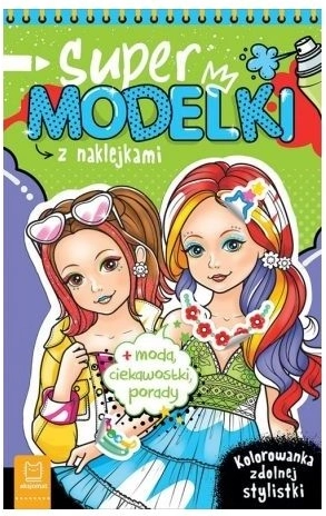 Supermodelky – omaľovánka s nálepkami