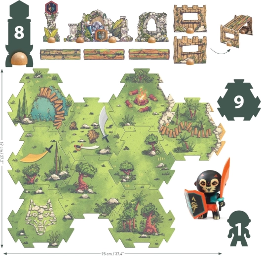 Pevné a bezpečné dieliky pre malé ruky