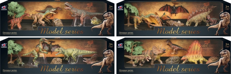 Dinosauří svet – set figúrok dinosaurov, 4 druhy