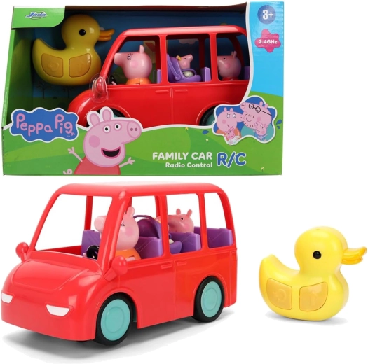 Diaľkovo ovládané rodinné auto Peppa Pig 17,5 cm