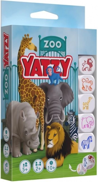 Rodinná kocková hra YATZY – zoo pre deti od 5 rokov