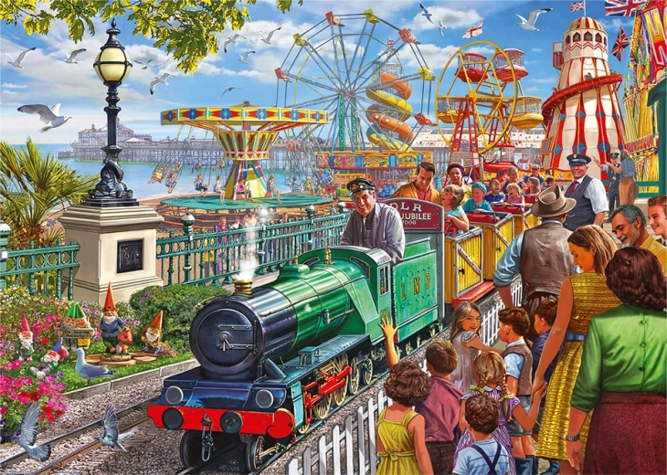 Puzzle Zábava na Móle 1000 Dielov