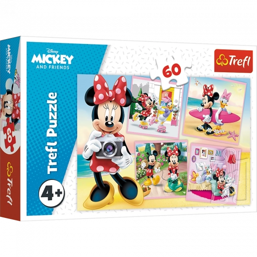 puzzle 60 dielikov disney minnie – roztomilá minnie