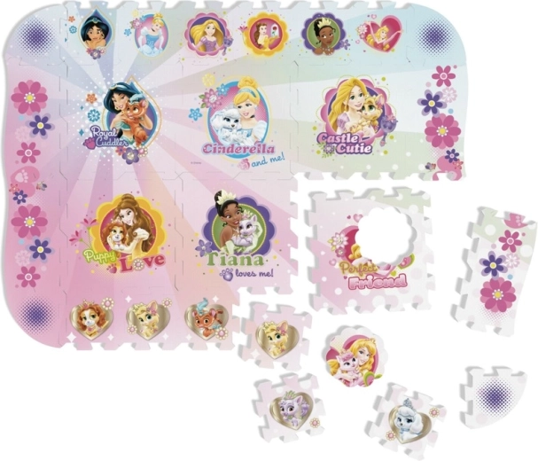 Penová puzzle podložka Disney Princess 120 × 90 cm