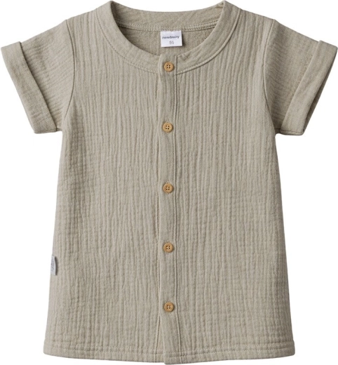 Košeľa na gombíky pre ľahké obliekanie