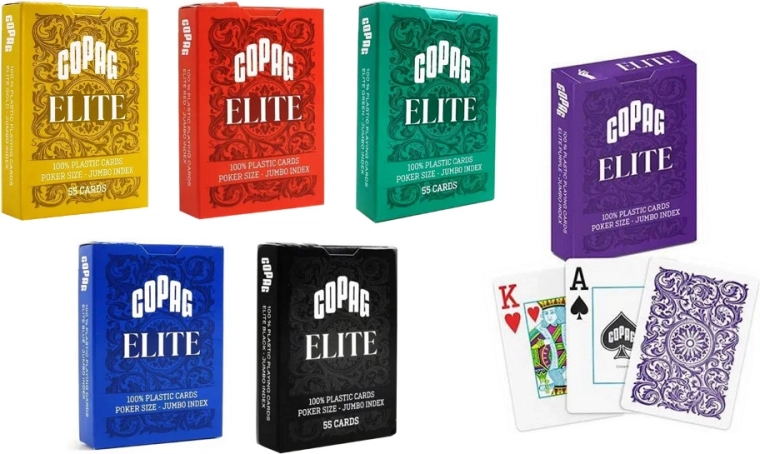 Pókerové karty COPAG Elite Jumbo Face (mix farieb)