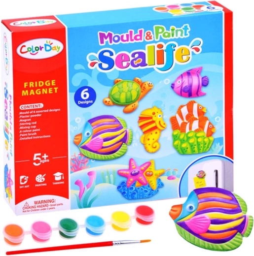 Kreatívna sada magnetov s motívom vodného sveta