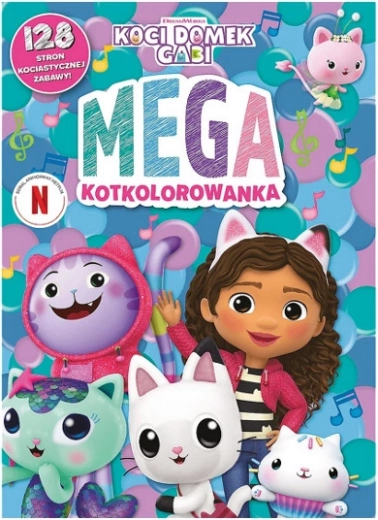 Gabiin Mačací domček: mega mačacie omaľovánky