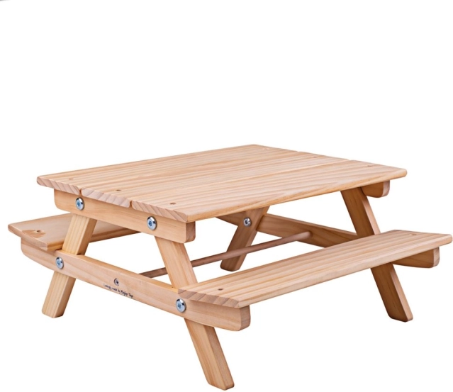 Drevená pikniková lavička pre bábiky Bigjigs Toys