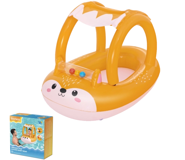 Nafukovací čln Bestway Friendly Fox pre deti so strieškou