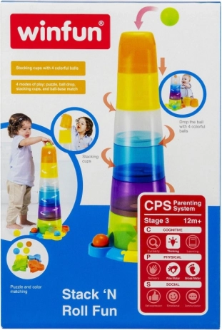 Winfun veža s guľôčkami pre deti