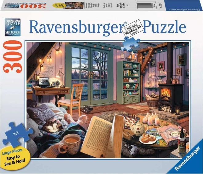 Ravensburger puzzle Zákutie s extra veľkými dielikmi 300 dielikov
