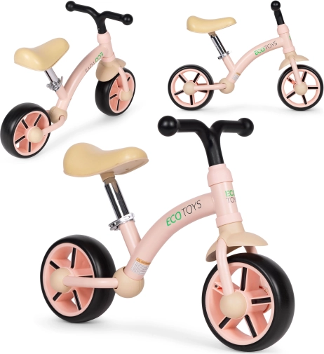 Detské odstrkovadlo ECO TOYS ružové