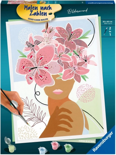 Ravensburger CreArt: kvety v mojej mysli – maľovanie podľa čísel