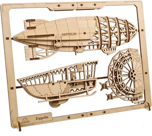 Realistický model vzducholode s 2,5D efektom