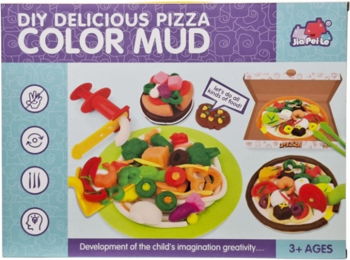 Kreatívna súprava modelovacej hmoty pizza