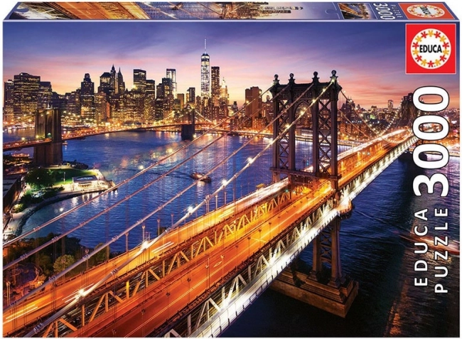 EDUCA Puzzle Súmrak nad Manhattanom 3000 dielikov