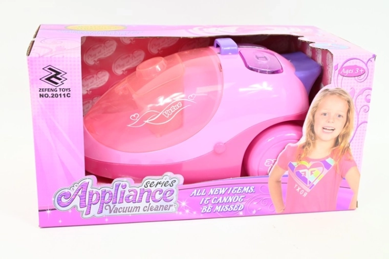 Detský batériový vysávač Gazelo ružový