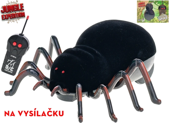 Diaľkovo ovládaný pavúk Jungle Expedition 27 MHz, 12 cm