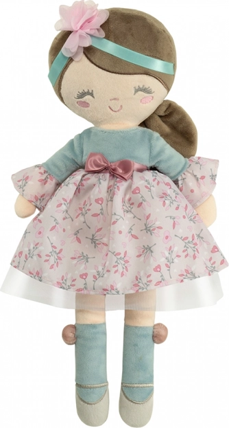 DeCuevas 20045 Plyšová bábika PROVENZA - 36 cm s kolískou