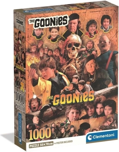 CLEMENTONI puzzle Kultové filmy: Goonies 1000 dielikov