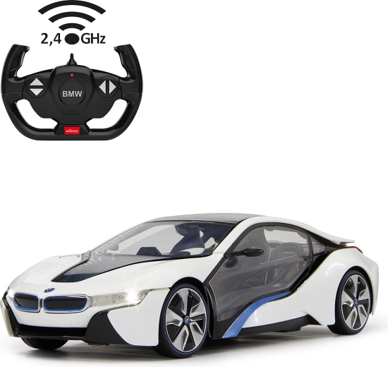 RC auto BMW i8 biele 1:14 s ovládaním 2,4 GHz