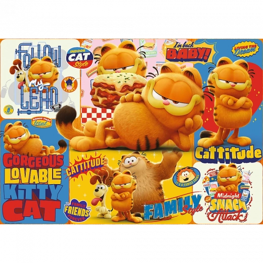 puzzle 1000 dielikov garfield – dobrodružstvo (trefl)