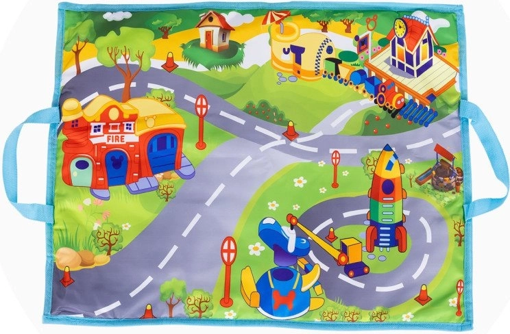 Hracia deka s cestnou mapou