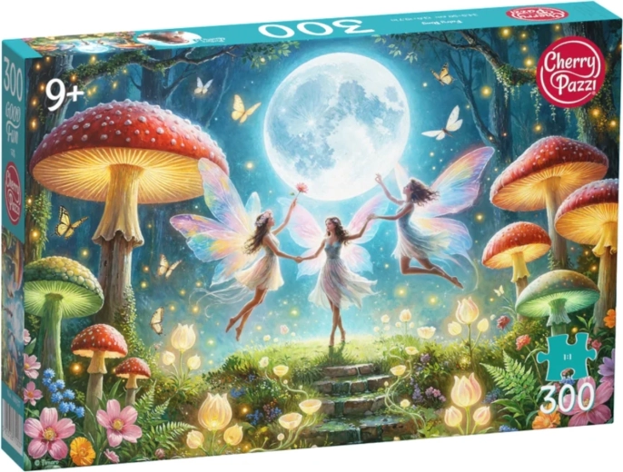 Cherry Pazzi puzzle Víly medzi muchotrávkami, 300 dielikov