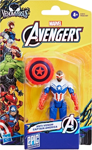 Hasbro Avengers figúrka Kapitán Amerika Anti-Venom 10 cm