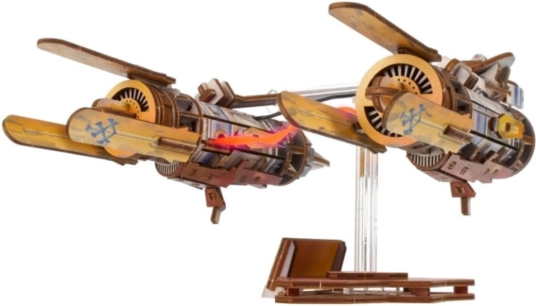 Kinetický stojan s efektom letu