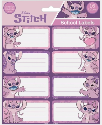 Disney Lilo & Stitch menovky na zošity Angel