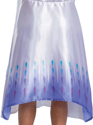 Lesklá sukňa s jemnou potlačou