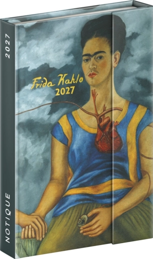 Notique magnetický týždenný diár Frida Kahlo 2027, 11 × 16 cm