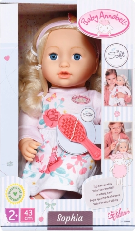 Bábika Sophia Baby Annabell, 43 cm