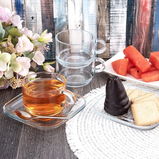 Štvorcový podšálok pre štýl a ochranu stola