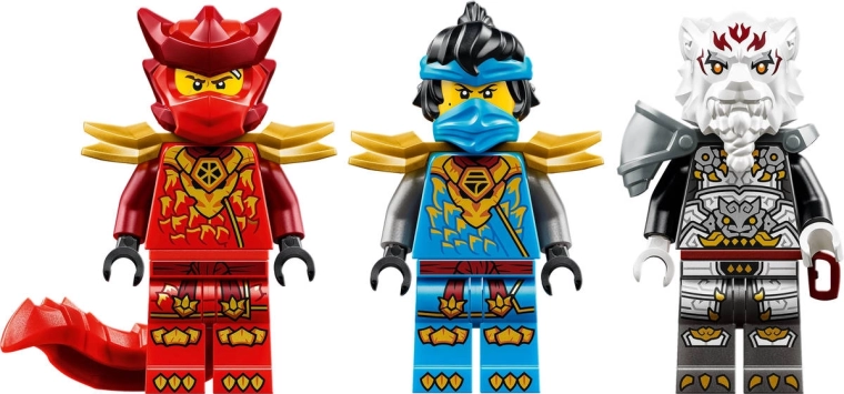 Tri minifigúrky na epické súboje