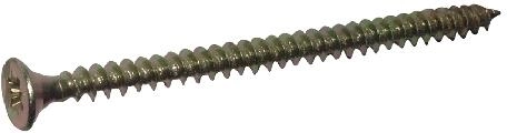 Univerzálne skrutky s celým závitom 5 × 40 mm žltý zinok (500 ks)