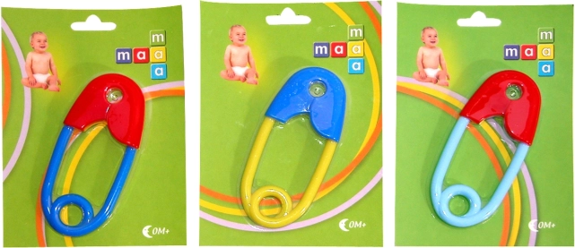 Chrastítko – špendlík pre bábätká