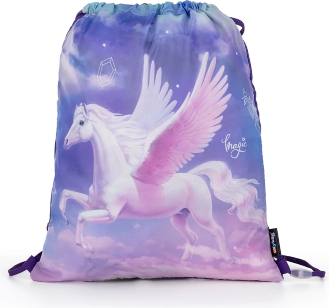 Vrecúško na prezúvky OXYBAG Pegas 30 × 37 cm