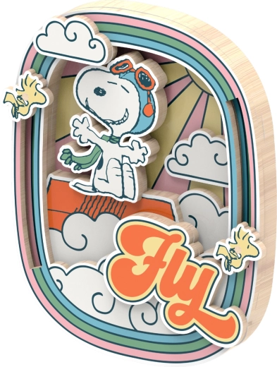 Farebná viacvrstvová 3D dekorácia