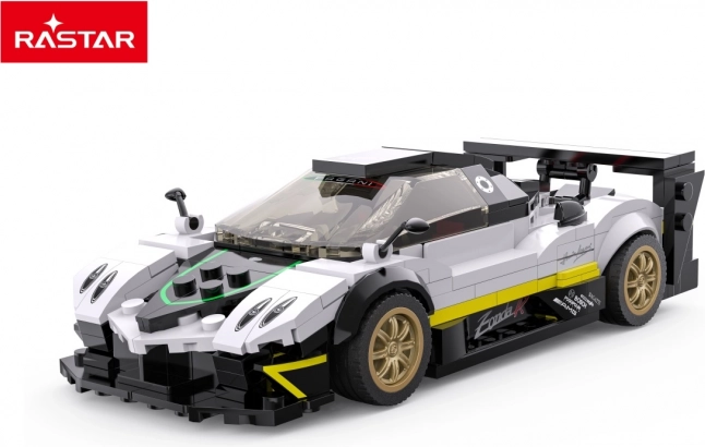 Stavebnica auta 1:28 PAGANI ZONDA R od Rastar, biela
