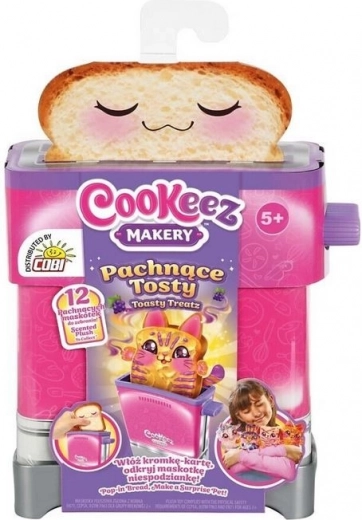 Cookeez Makery voňavé toasty – prekvapenie plyšák