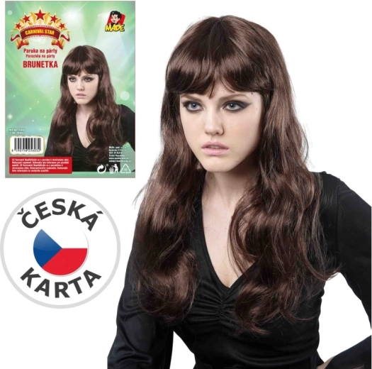 Hnedá detská parochňa Wig